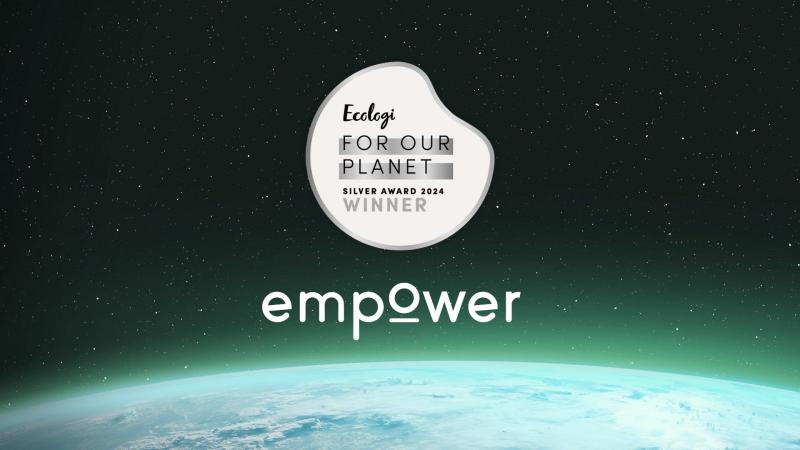 Ecologi award Empower Silver in inaugural For Our Planet awards