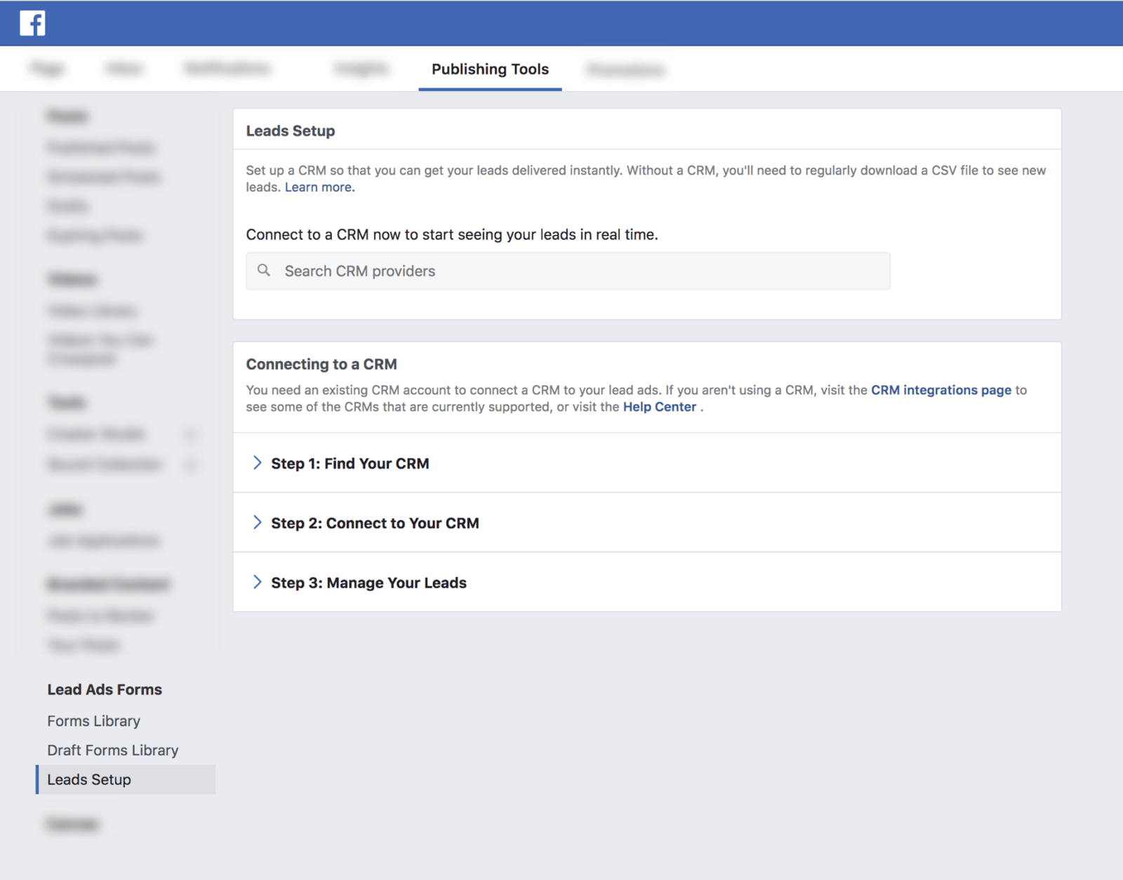 Facebook Lead Ad Forms Integration