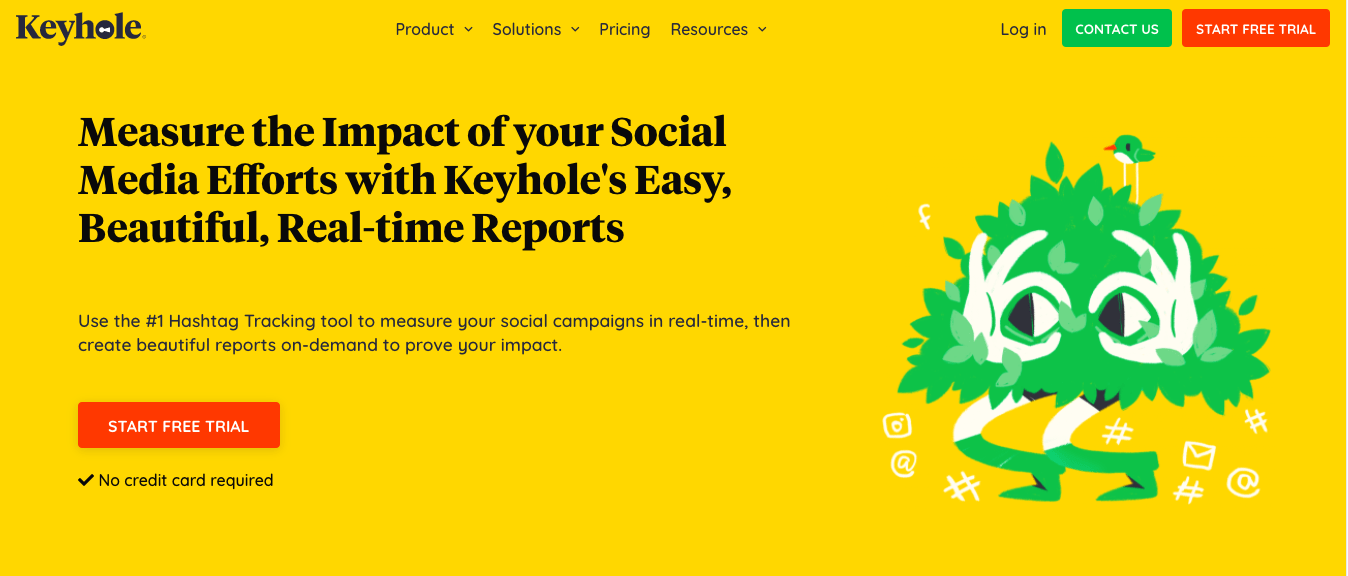 Keyhole Twitter Hashtag Tracking