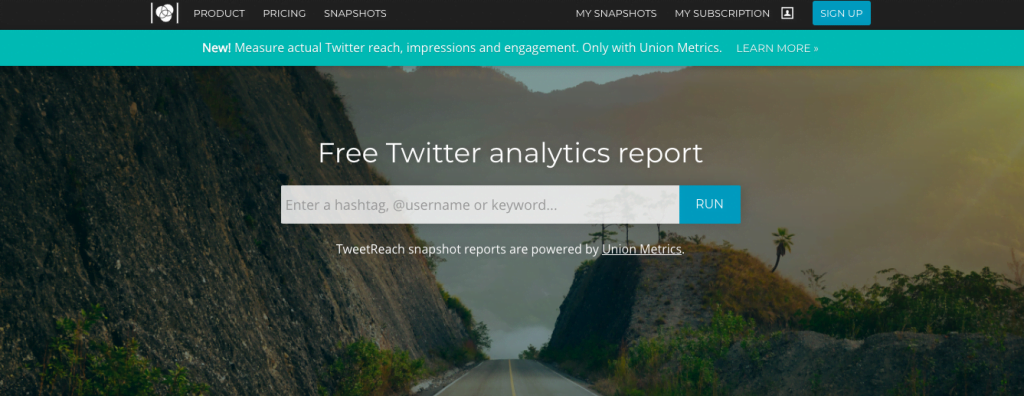 Tweetreach Twitter Hashtag Tracking