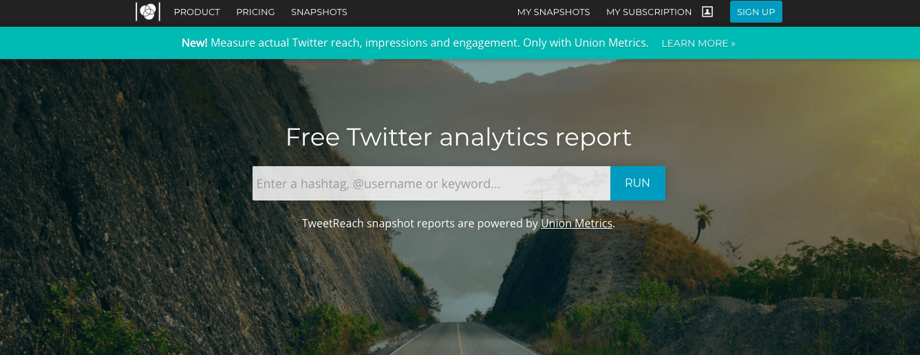 Tweetreach Twitter Hashtag Tracking