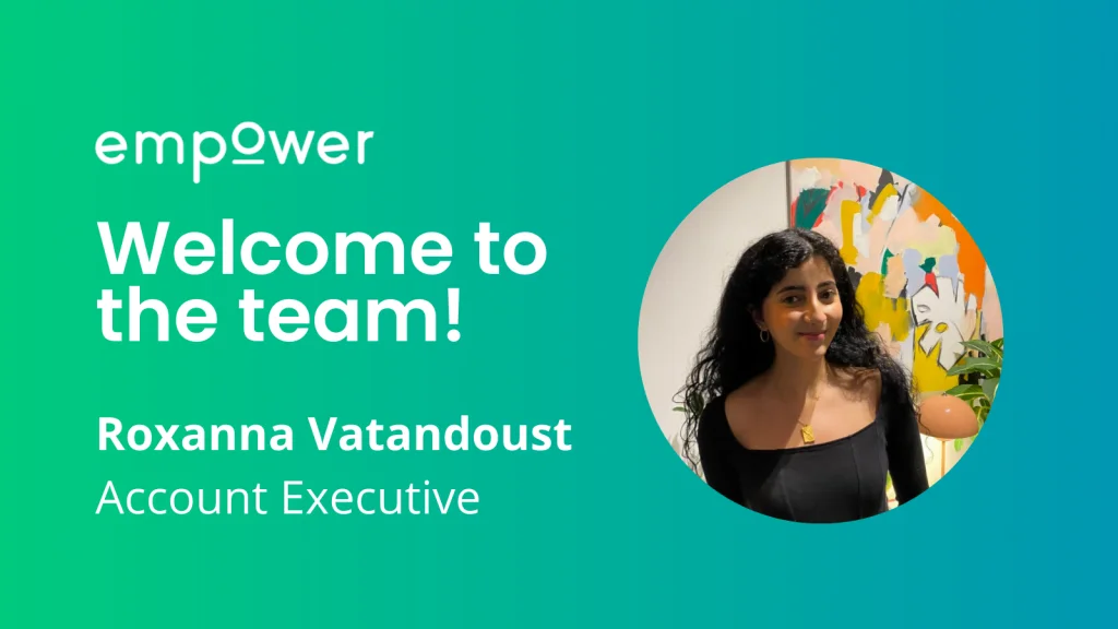 Welcome to the team Roxanna Vatandoust Account Executive