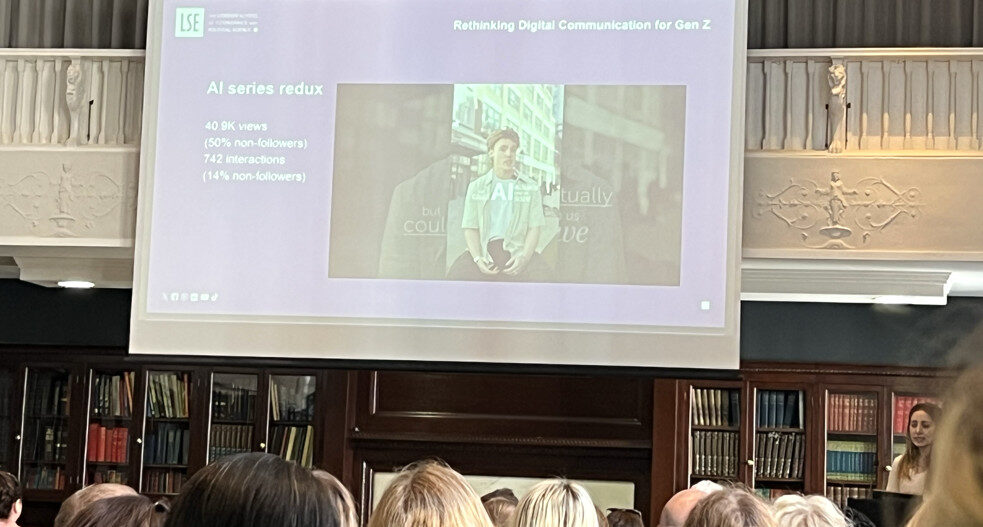 LSE's AI Redux series used video content to engage its students.
